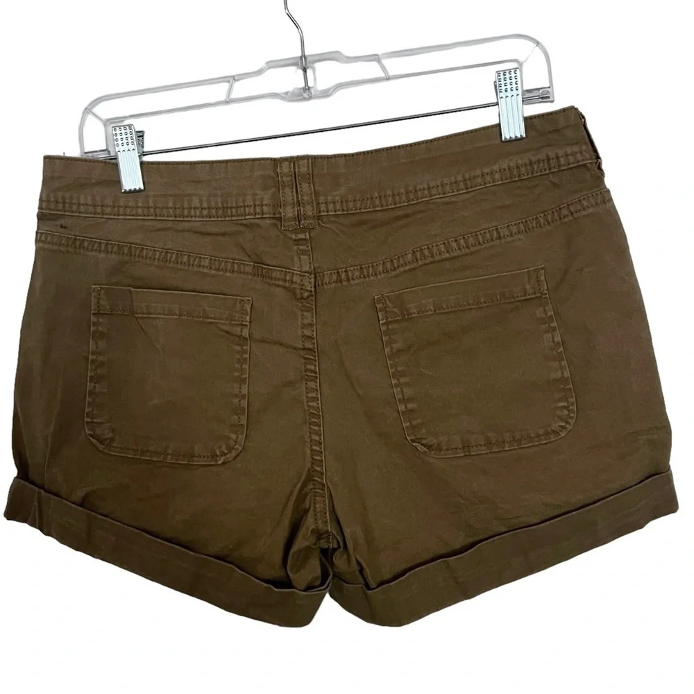 Aeropostale Tan Brown Midi Twill Short Size 8